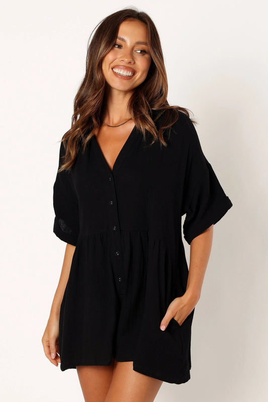 Relaxed Texture Romper